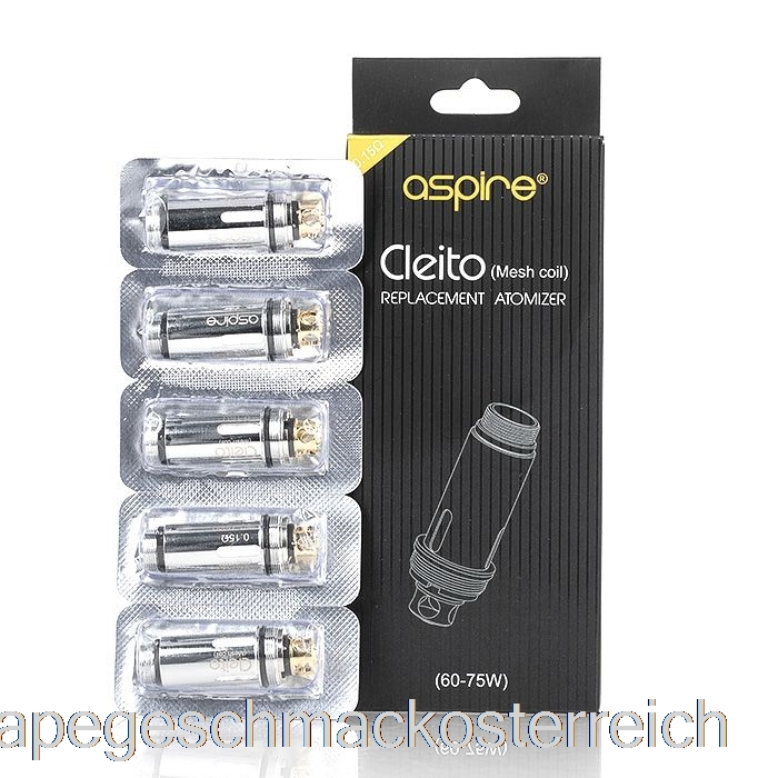 Aspire Cleito Ersatzspulen 0,4 Ohm Kanthal Vape Geschmack